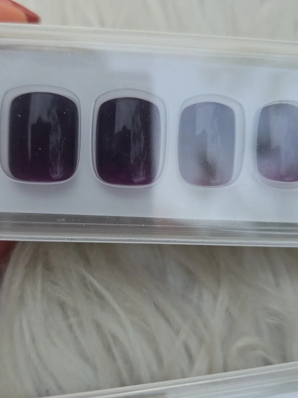 Static Nails Short Square Of Four Sets Bundle New